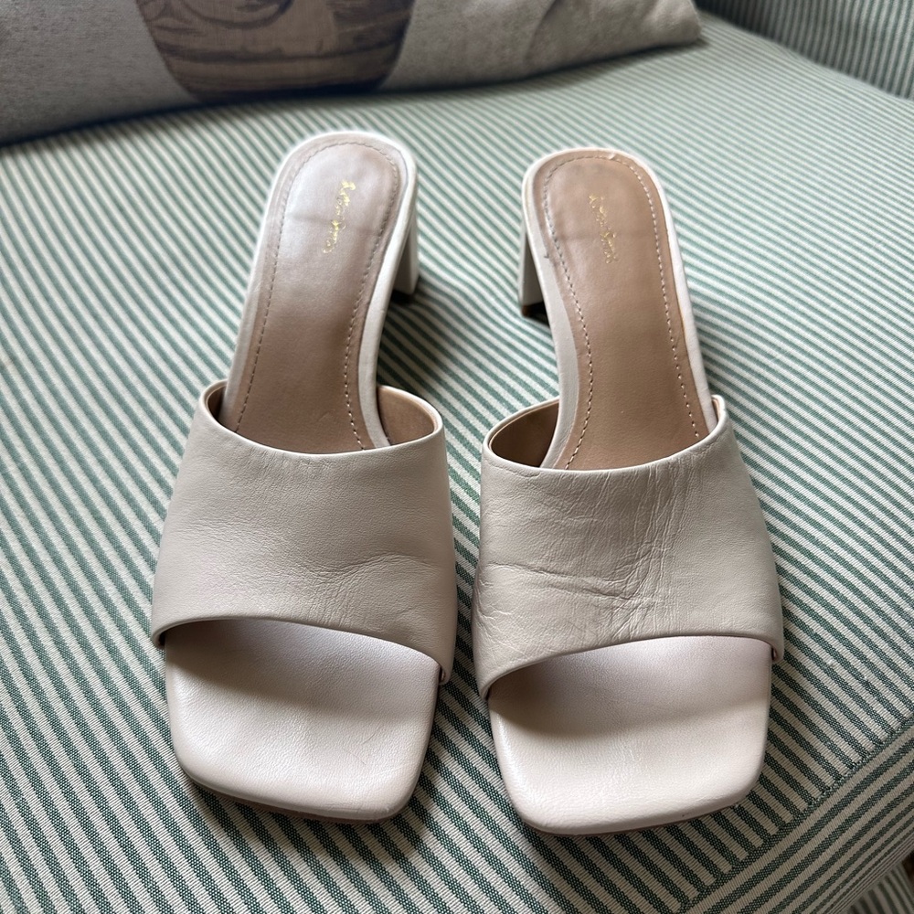 & Other Stories Cream Mules